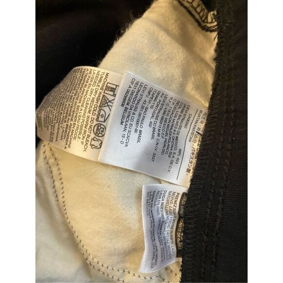 Levi’s Jeggings denim jeans black pants size 14 - Picture 2 of 6
